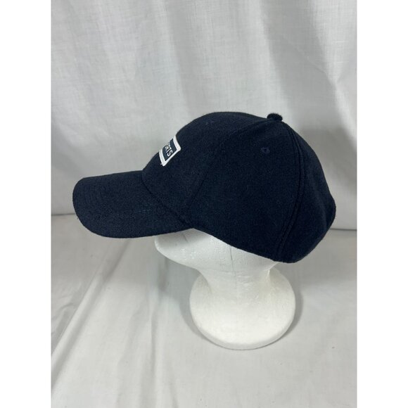 CBS Sports Navy Blue Adjustable Baseball Cap Patch Polyester Felt Strap back New - Picture 5 of 9